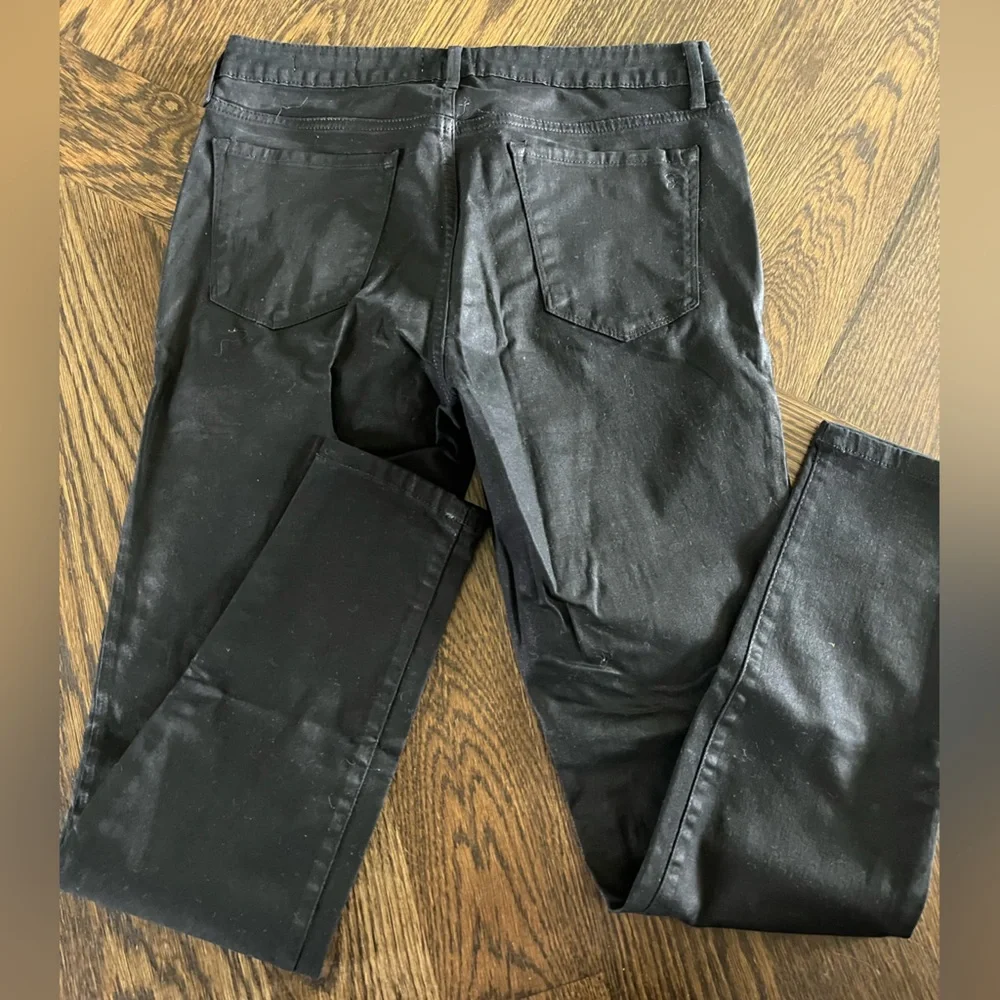 🔥Jessica Simpson 12/31 black shine super skinny has stretch like new - Picture 5 of 5